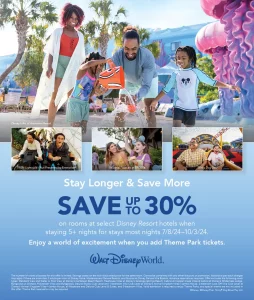 2024 Walt Disney World Late Summer Discount